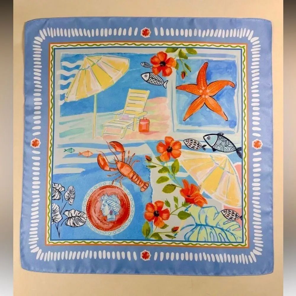 Fish scarf P107